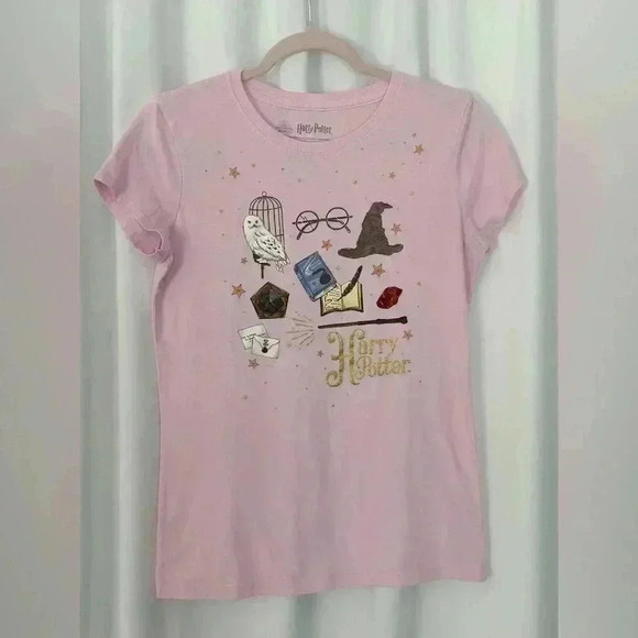 Harry Potter Pink Graphic Girls T-shirt (601) - Picture 1 of 7